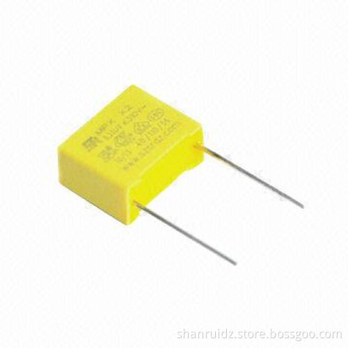 Interferon suppression capacitors, X2 class, with 310V AC, UL certification